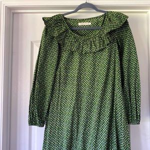 Green, Handmade Christy Dawn Holiday Dress